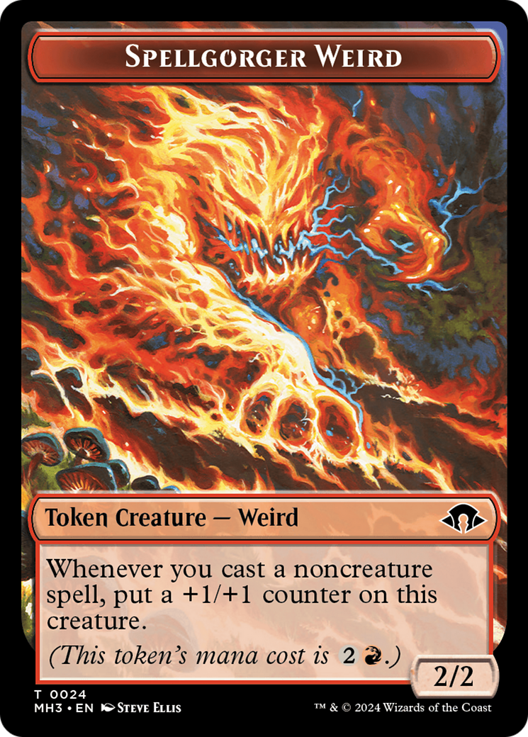 Eldrazi Spawn // Spellgorger Weird Double-Sided Token (MH3-2 // 24) - Modern Horizons 3 Foil