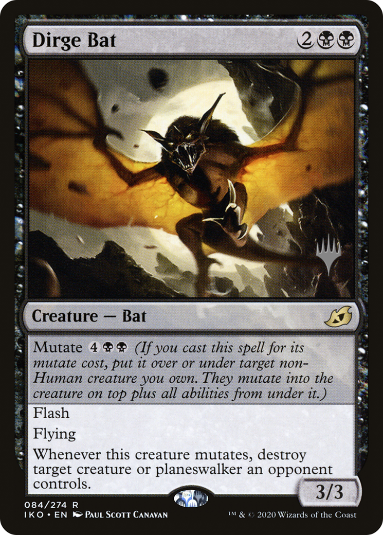 Dirge Bat (PPIKO-084) - Ikoria: Lair of Behemoths Promos