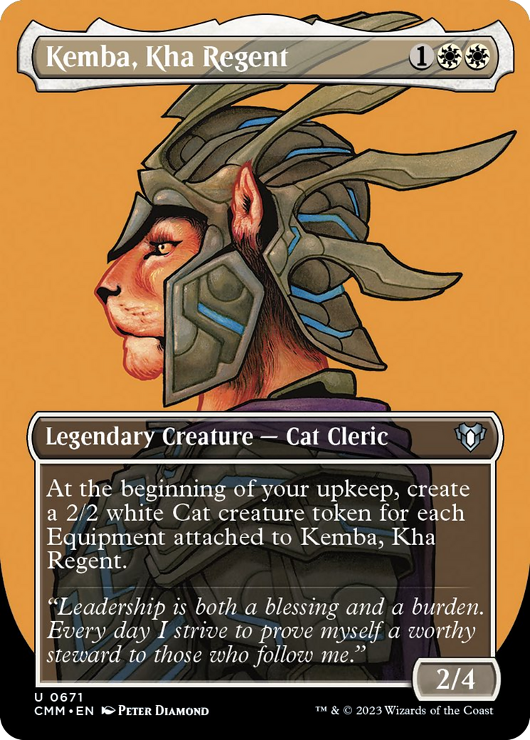 Kemba, Kha Regent (Borderless Profile) [Commander Masters] | The CG Realm