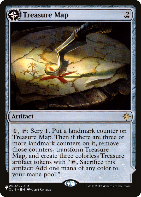 Treasure Map (LIST-250) - The List: (compasslanddfc)