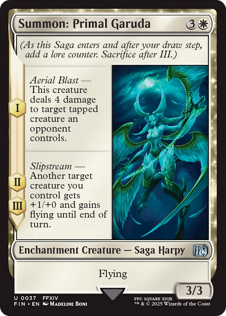 Summon: Primal Garuda [FINAL FANTASY] | The CG Realm
