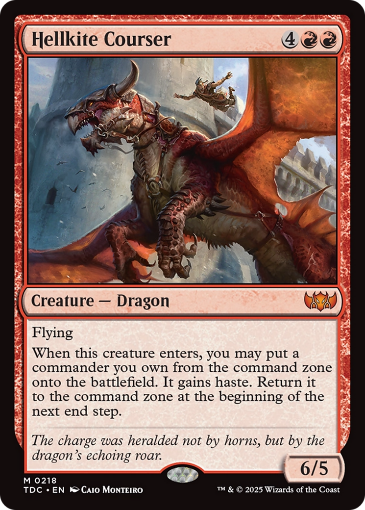 Hellkite Courser [Tarkir: Dragonstorm Commander] | The CG Realm