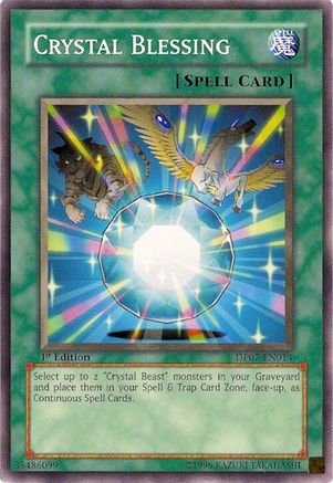 Crystal Blessing (DP07-EN014) - Duelist Pack 7: Jesse Anderson Unlimited