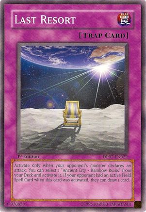 Last Resort (DP07-EN022) - Duelist Pack 7: Jesse Anderson Unlimited