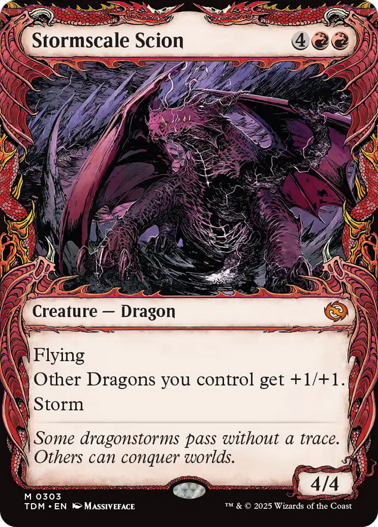 Stormscale Scion (Showcase) [Tarkir: Dragonstorm] | The CG Realm