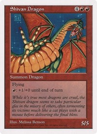 Shivan Dragon (Oversized) [Oversize Cards] | The CG Realm