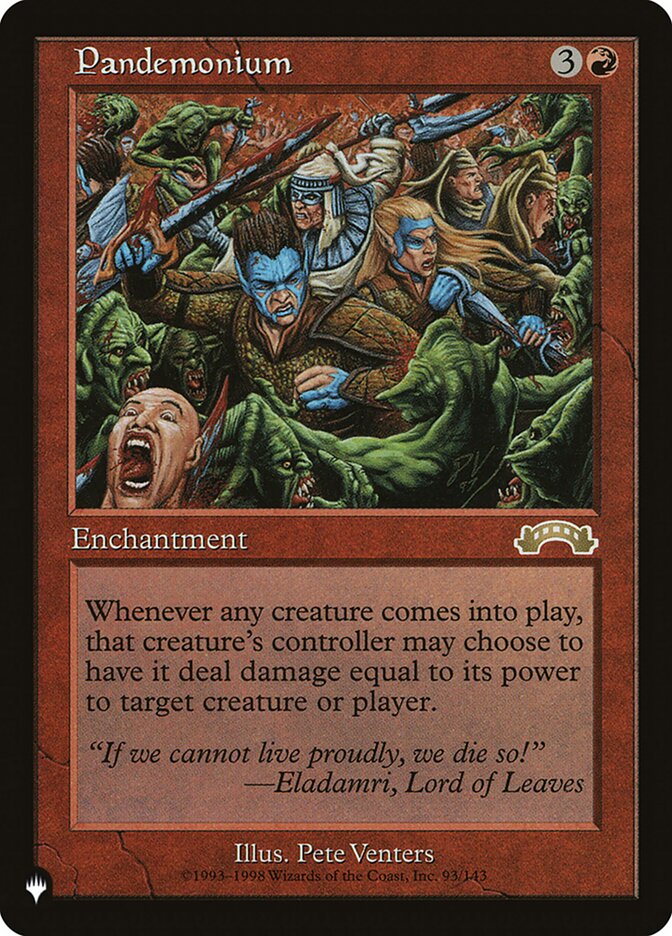 Pandemonium [The List] | The CG Realm
