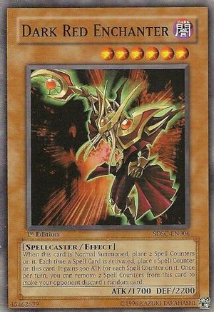 Dark Red Enchanter (SDSC-EN006) - Structure Deck: Spellcaster's Command Unlimited