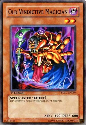 Old Vindictive Magician (SDSC-EN009) - Structure Deck: Spellcaster's Command Unlimited