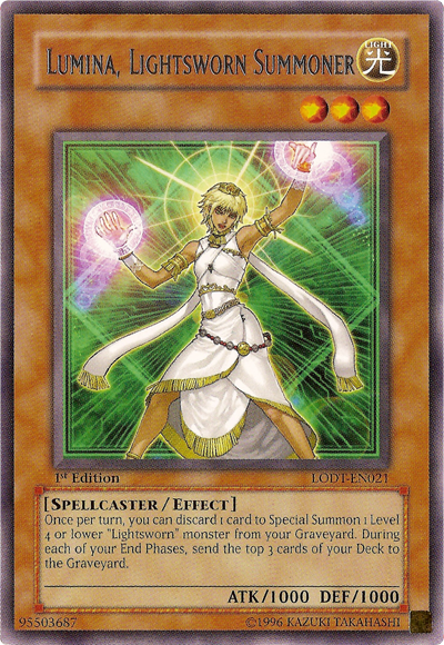 Lumina, Lightsworn Summoner [LODT-EN021] Rare | The CG Realm