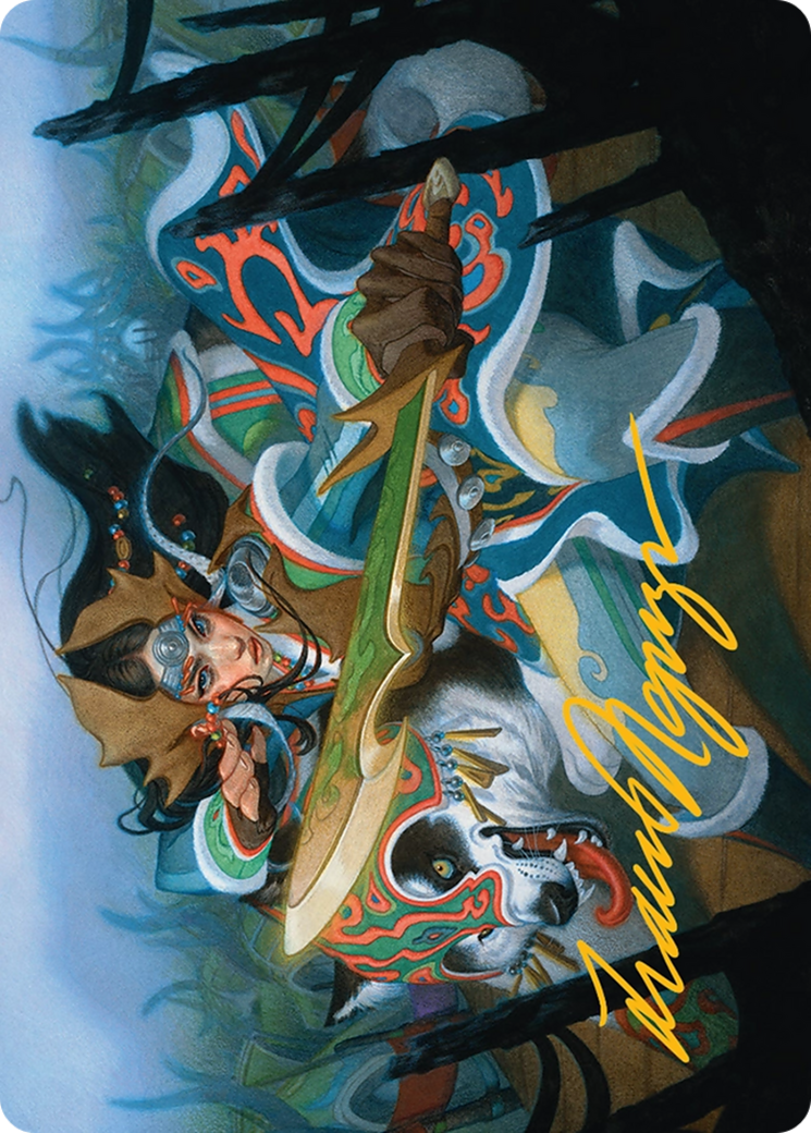 Eshki Dragonclaw Art Card (23/54) [Tarkir: Dragonstorm Art Series] | The CG Realm