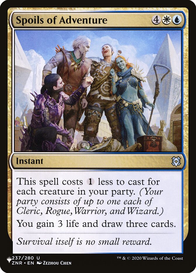 Spoils of Adventure [The List] | The CG Realm