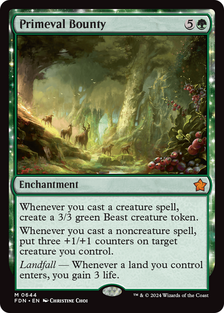 Primeval Bounty [Foundations] | The CG Realm