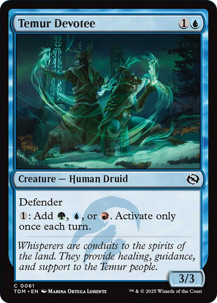 Temur Devotee [Tarkir: Dragonstorm] | The CG Realm