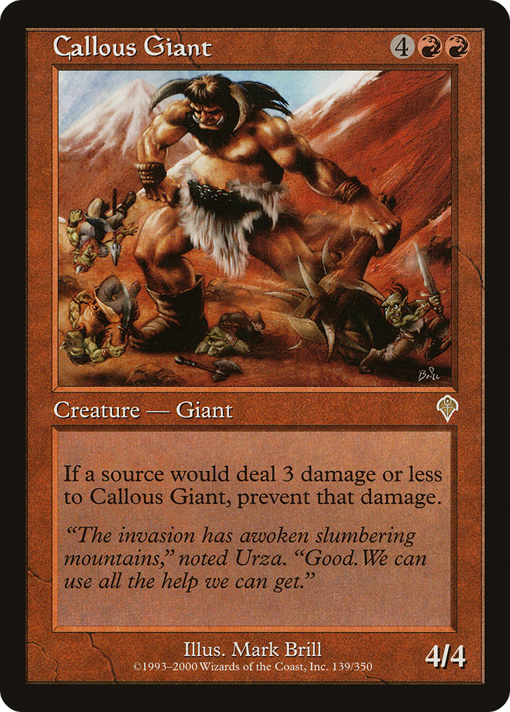 Callous Giant (INV-139) - Invasion