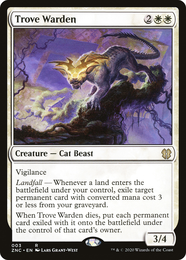 Trove Warden (ZNC-003) - Zendikar Rising Commander