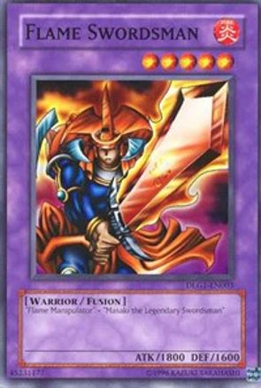 Flame Swordsman (DLG1-EN003) - Dark Legends Unlimited