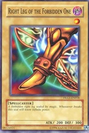Right Leg of the Forbidden One (DLG1-EN018) - Dark Legends Unlimited