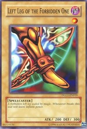 Left Leg of the Forbidden One (DLG1-EN019) - Dark Legends Unlimited