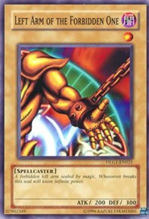 Left Arm of the Forbidden One (DLG1-EN021) - Dark Legends Unlimited