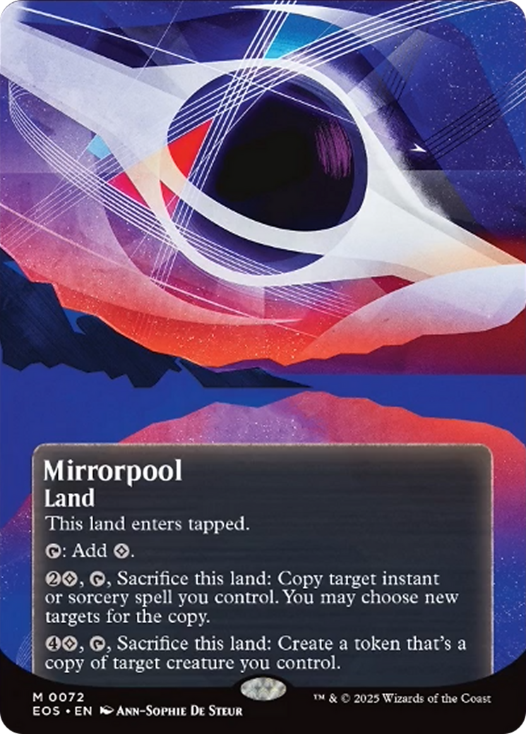 Mirrorpool (0072) (Borderless) [Edge of Eternities: Stellar Sights] | The CG Realm