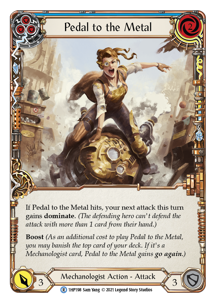 Pedal to the Metal (Blue) [1HP198] (History Pack 1) | The CG Realm