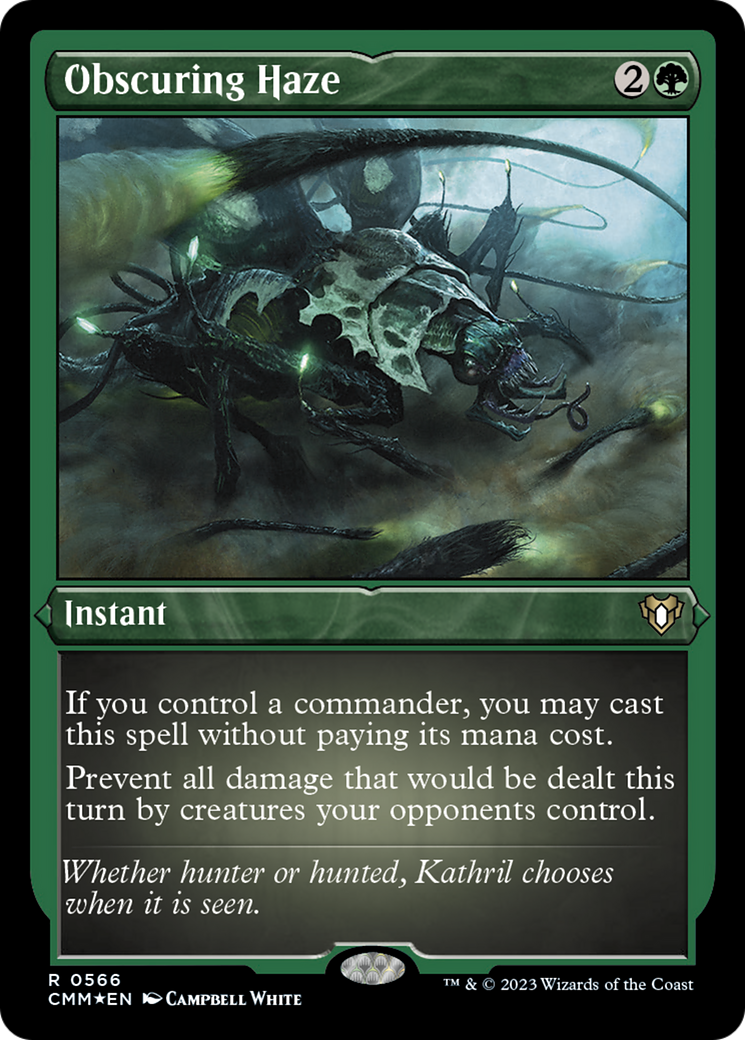 Obscuring Haze (Foil Etched) [Commander Masters] | The CG Realm