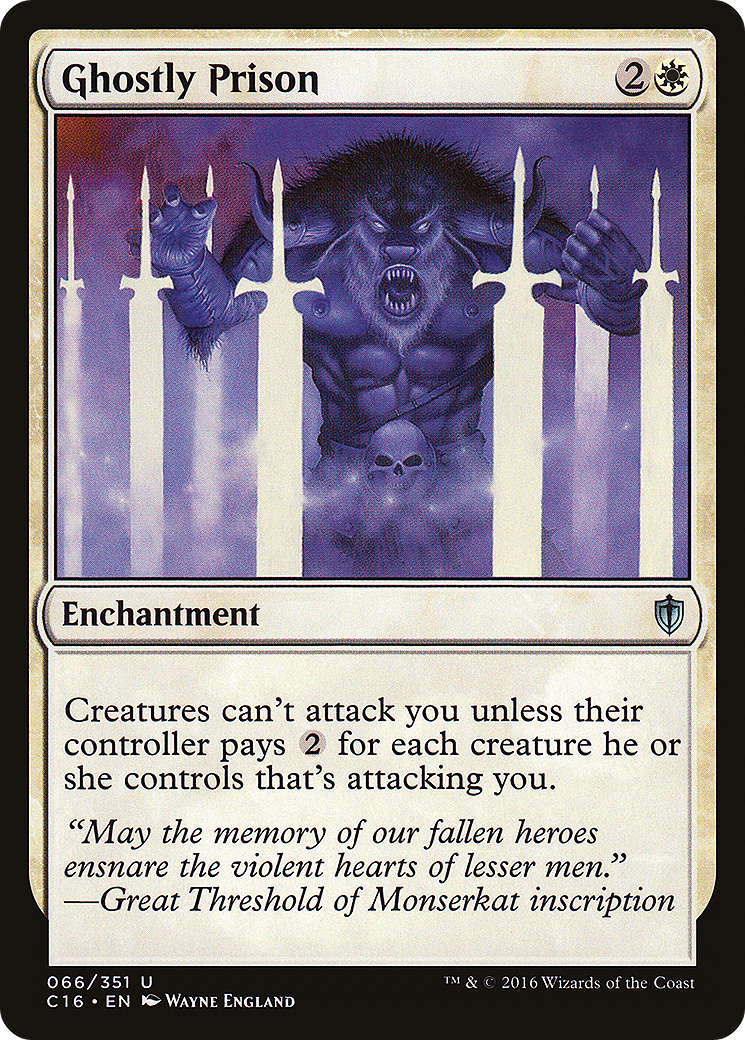 Ghostly Prison (C16-066) - Commander 2016