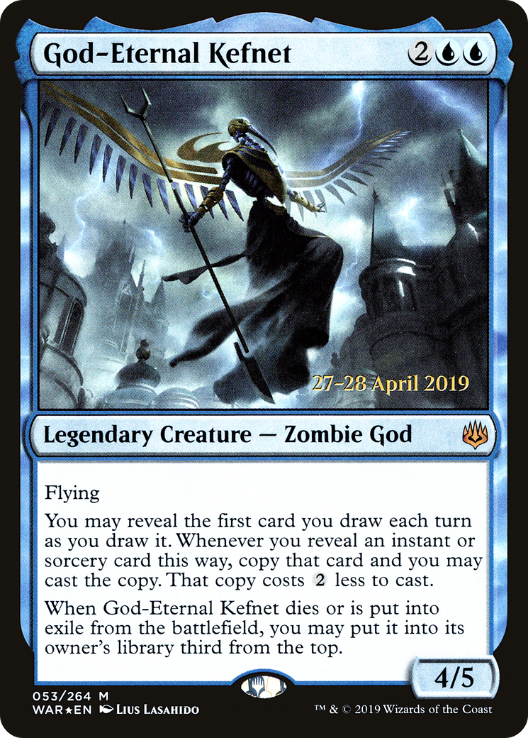 God-Eternal Kefnet (PRE-53S) - War of the Spark Promos Foil