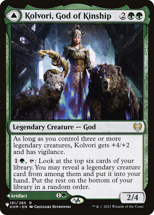 Kolvori, God of Kinship (LIST-KHM-181) - The List