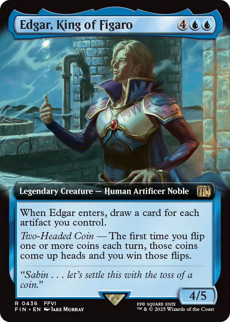 Edgar, King of Figaro (Extended Art) [FINAL FANTASY] | The CG Realm