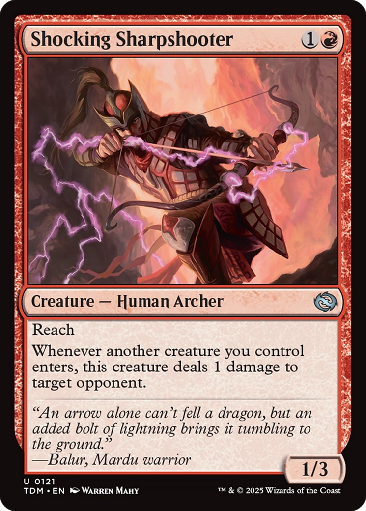 Shocking Sharpshooter [Tarkir: Dragonstorm] | The CG Realm