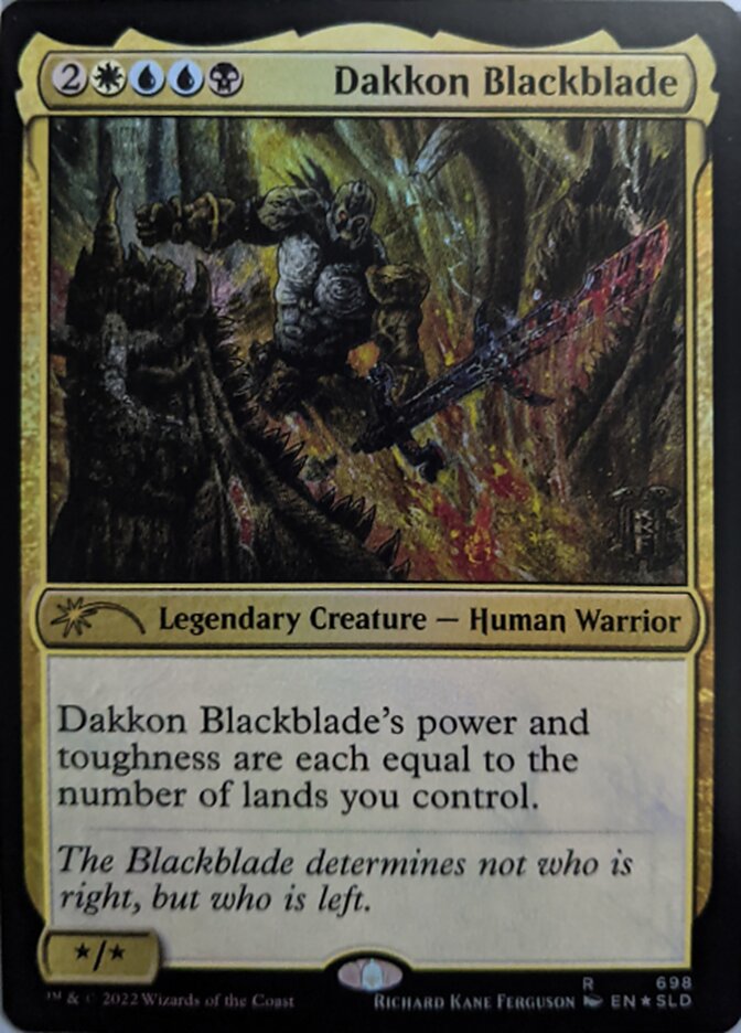 Dakkon Blackblade [Secret Lair Drop Promos] | The CG Realm