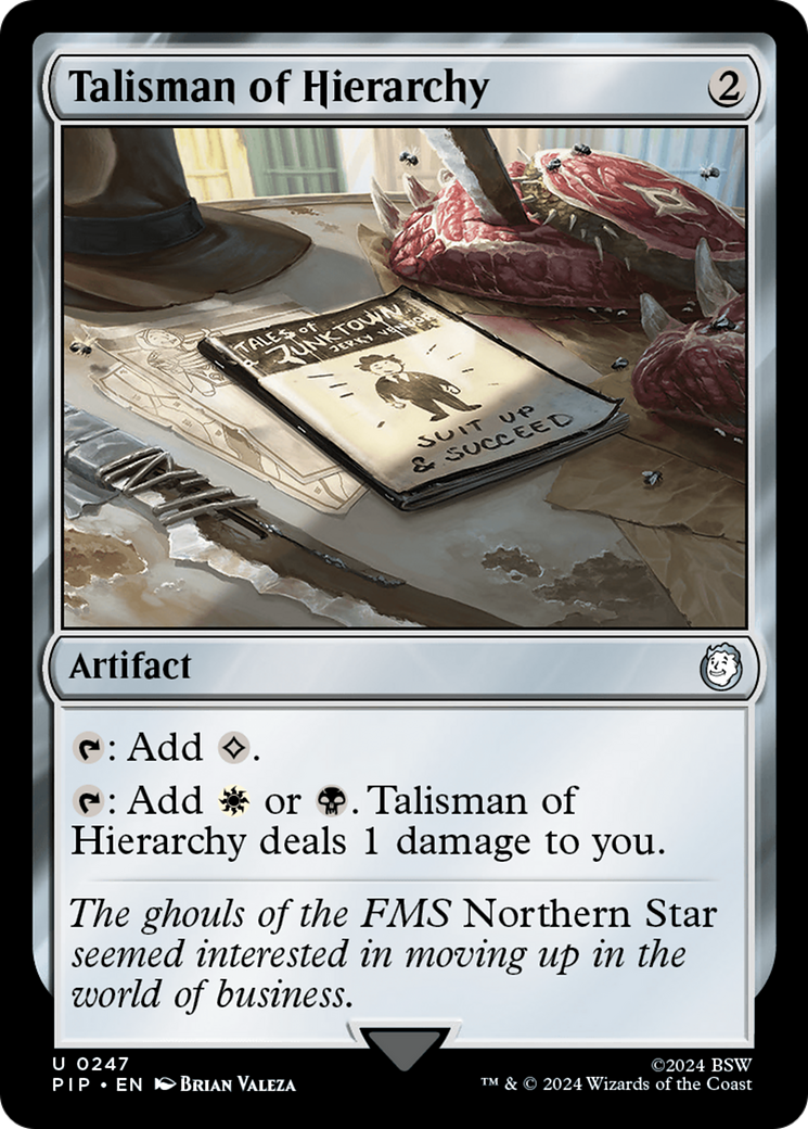 Talisman of Hierarchy [Fallout] | The CG Realm