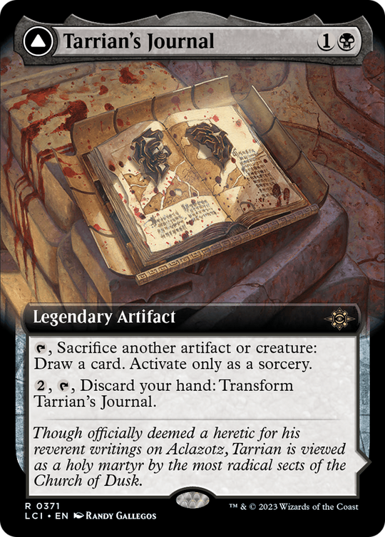 Tarrian's Journal (Extended Art) (LCI-371) - The Lost Caverns of Ixalan: (Extended Art)