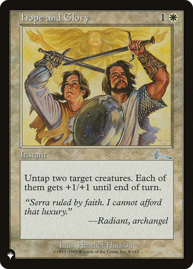 Hope and Glory [The List] | The CG Realm