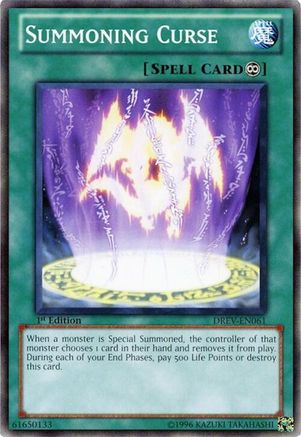 Summoning Curse (DREV-EN061) - Duelist Revolution Unlimited