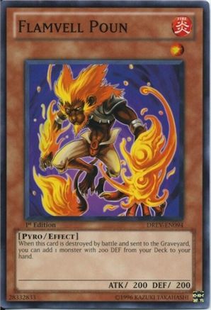 Flamvell Poun (DREV-EN094) - Duelist Revolution Unlimited