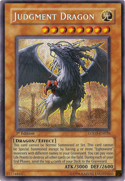 Judgment Dragon [LODT-EN026] Secret Rare | The CG Realm
