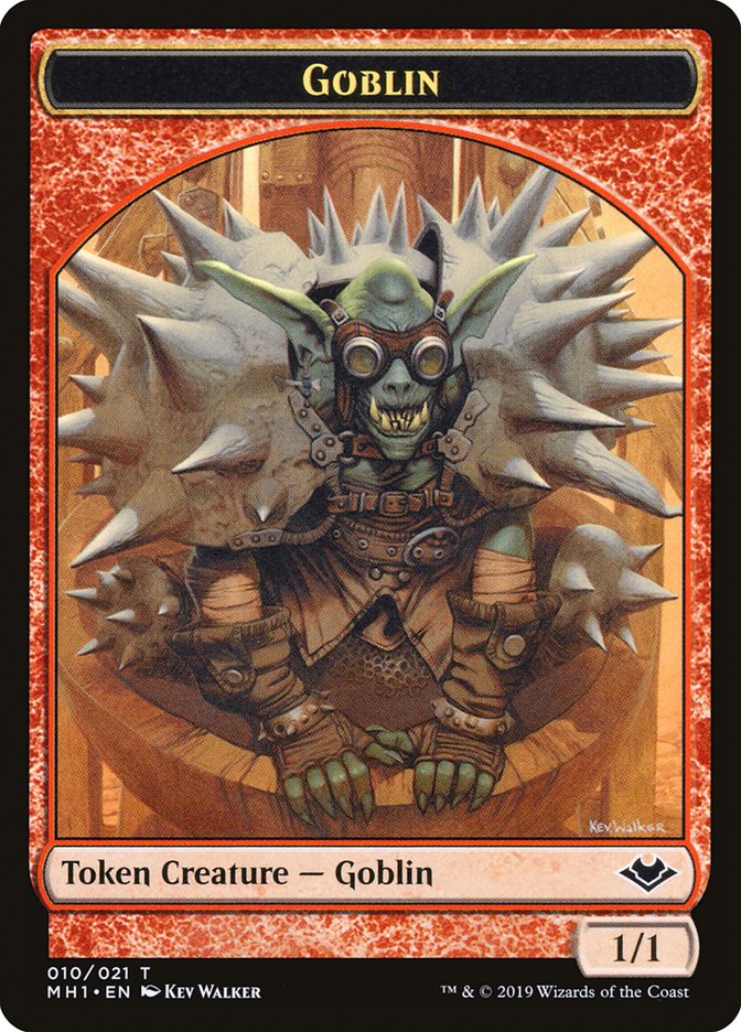 Goblin (010) // Wrenn and Six Emblem Double-Sided Token [Modern Horizons Tokens] | The CG Realm