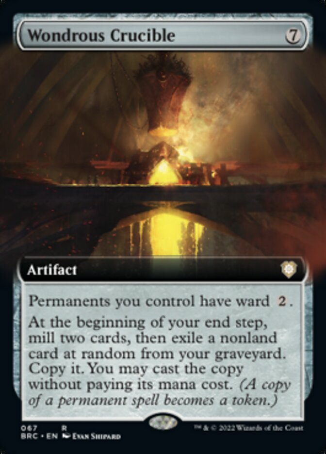 Wondrous Crucible (Extended Art) [The Brothers' War Commander] | The CG Realm