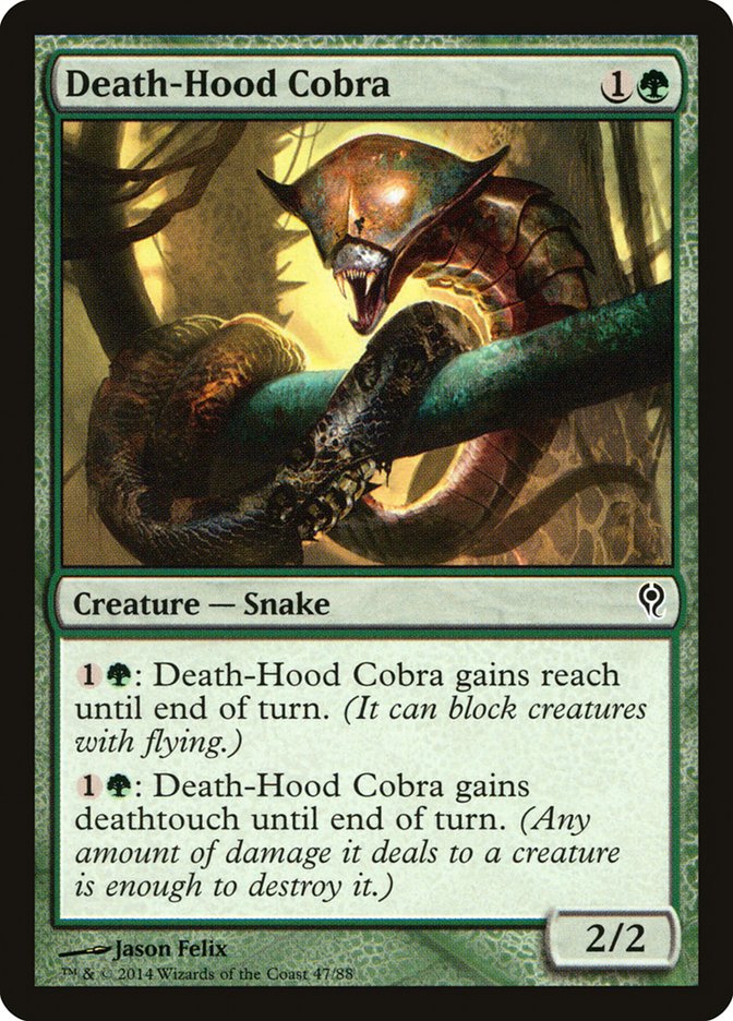Death-Hood Cobra [Duel Decks: Jace vs. Vraska] | The CG Realm