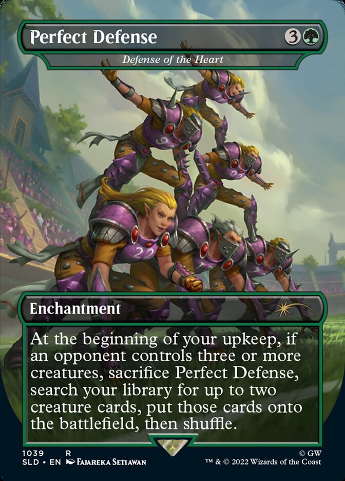 Perfect Defense - Defense of the Heart (Borderless) [Secret Lair Drop Series] | The CG Realm