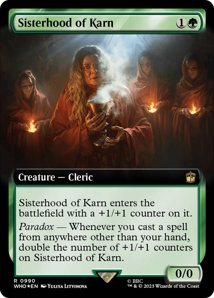 Sisterhood of Karn (Extended Art) (Surge Foil) [Doctor Who] | The CG Realm