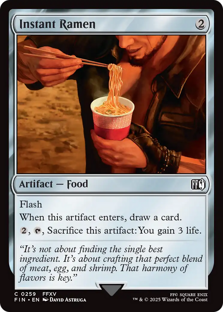 Instant Ramen [FINAL FANTASY] | The CG Realm