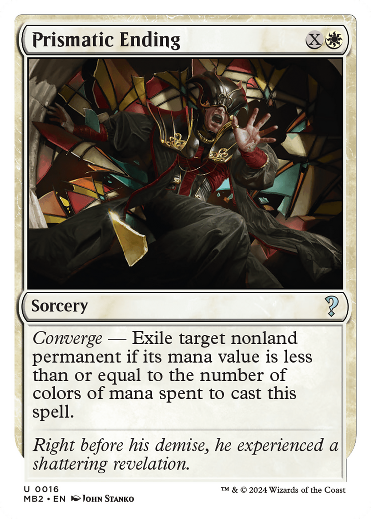 Prismatic Ending (White Border) [Mystery Booster 2] | The CG Realm