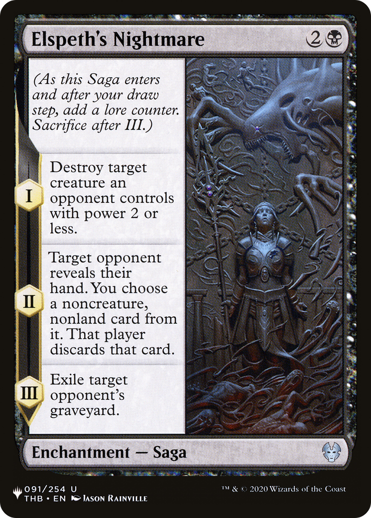 Elspeth's Nightmare [The List] | The CG Realm