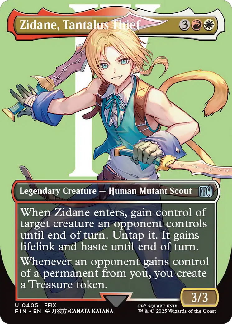 Zidane, Tantalus Thief (Borderless) [FINAL FANTASY] | The CG Realm
