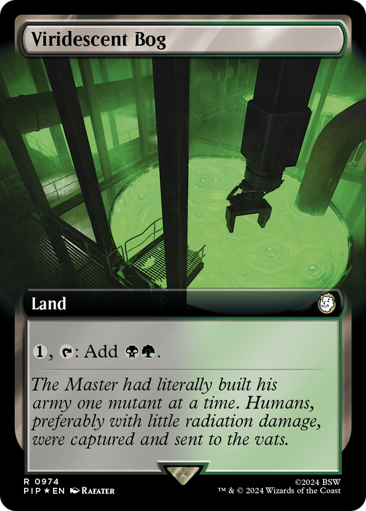 Viridescent Bog (Extended Art) (Surge Foil) [Fallout] | The CG Realm