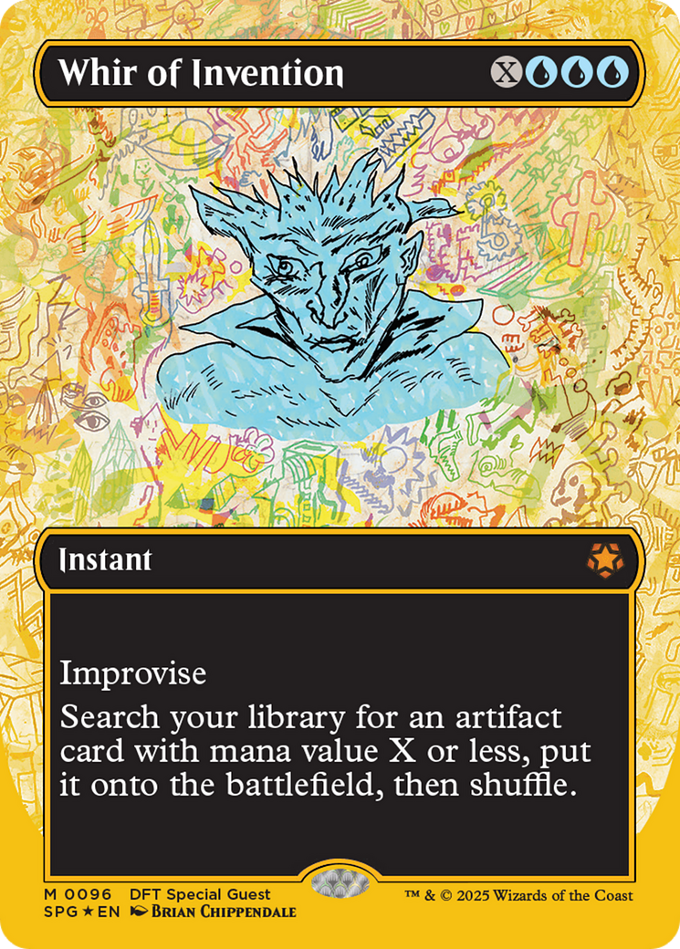 Whir of Invention (Borderless) (First-Place Foil) [Aetherdrift Special Guests] | The CG Realm